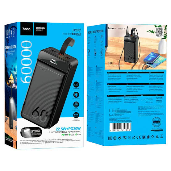 POWER BANK HOCO J123C 60000 MAH